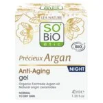 SO’BiO étic Anti-age Precieux Argan Gel notte BIO (50 ml) - rigenera e leviga la pelle