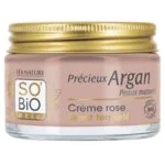SO’BiO étic Anti-age Precieux Argan Crema giorno rosa rassodante GOLD BIO (50 ml) - rassoda e illumina la pelle