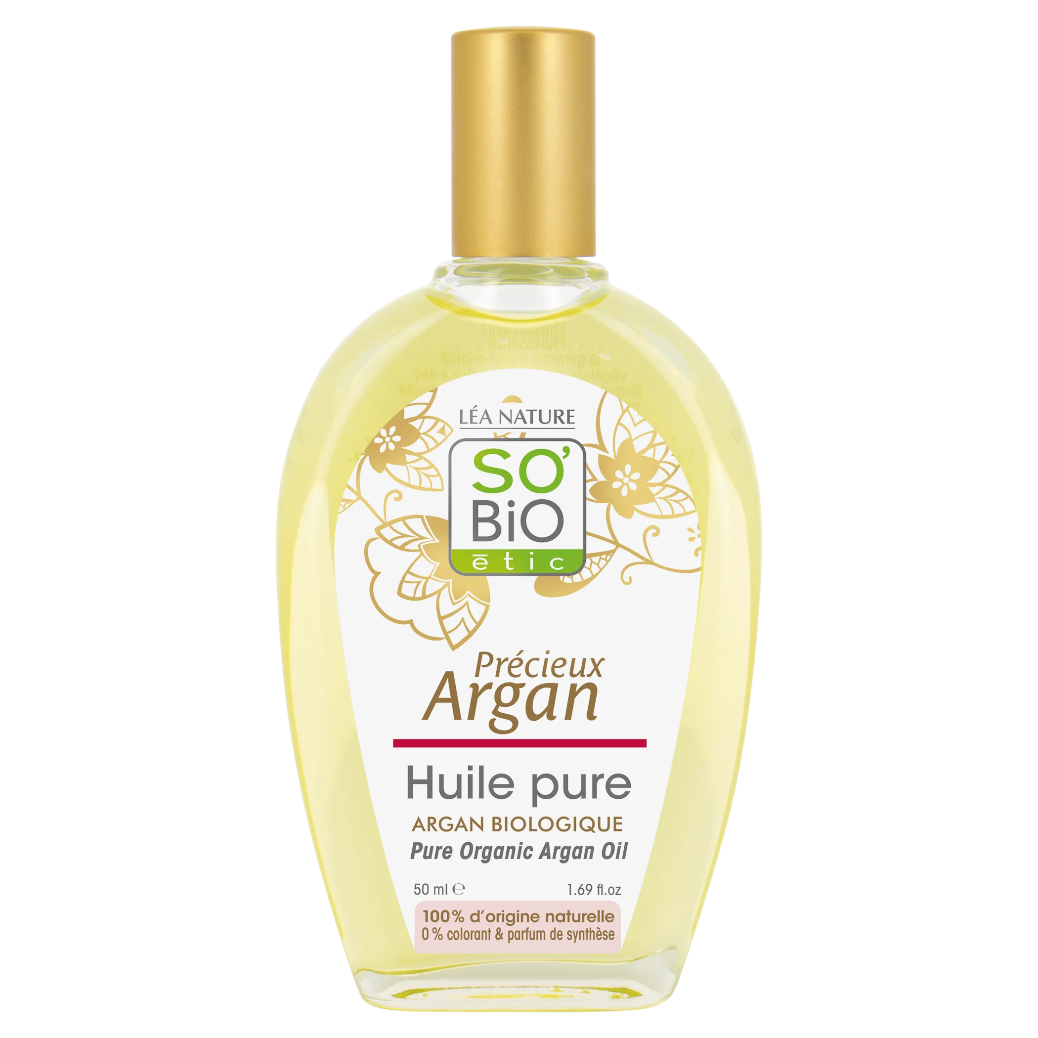 SO’BiO étic Olio di argan BIO (50 ml) - elisir di giovinezza e bellezza