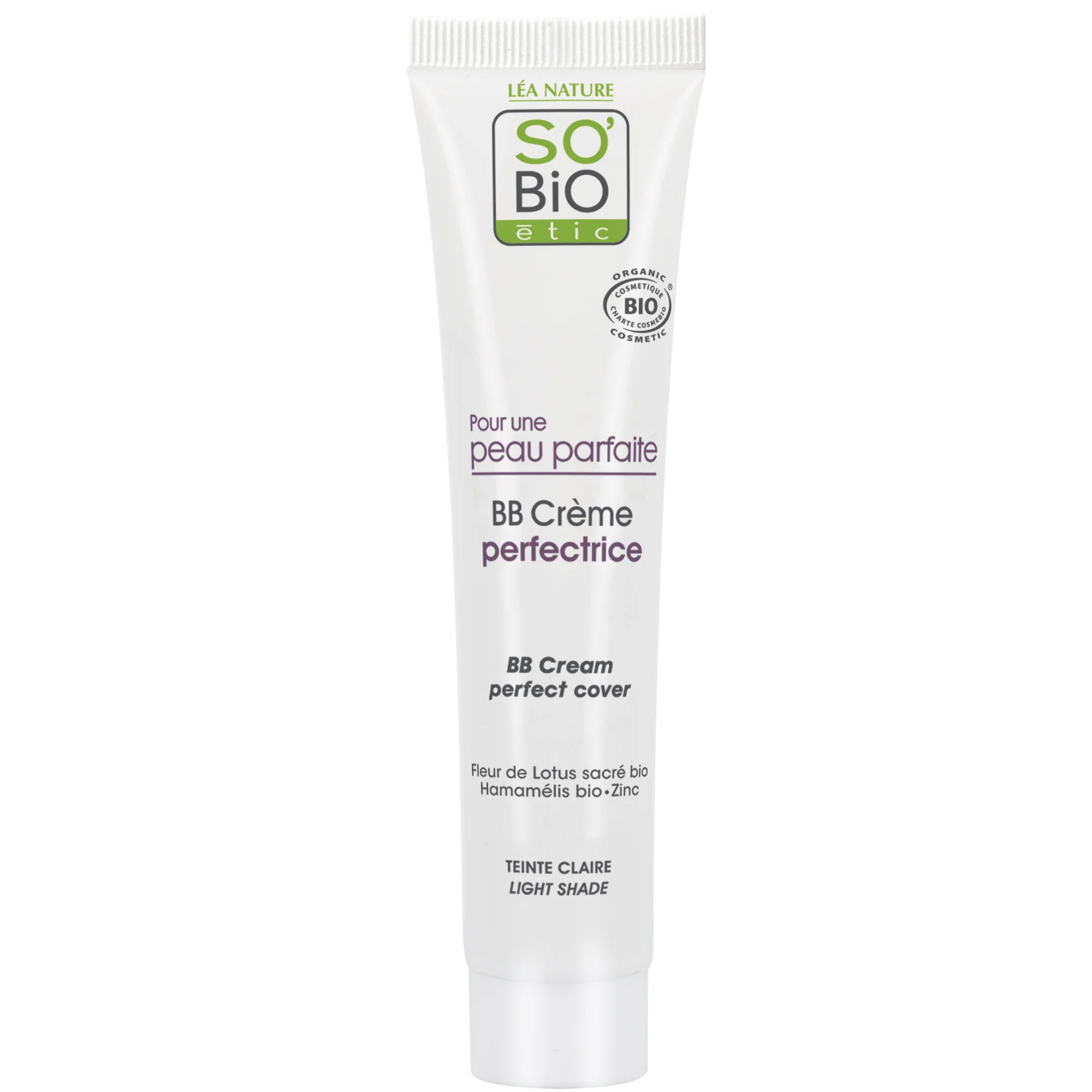 SO’BiO étic BB cream per una pelle perfetta - tonalità Light BIO (40 ml) - con estratto di fiore di loto