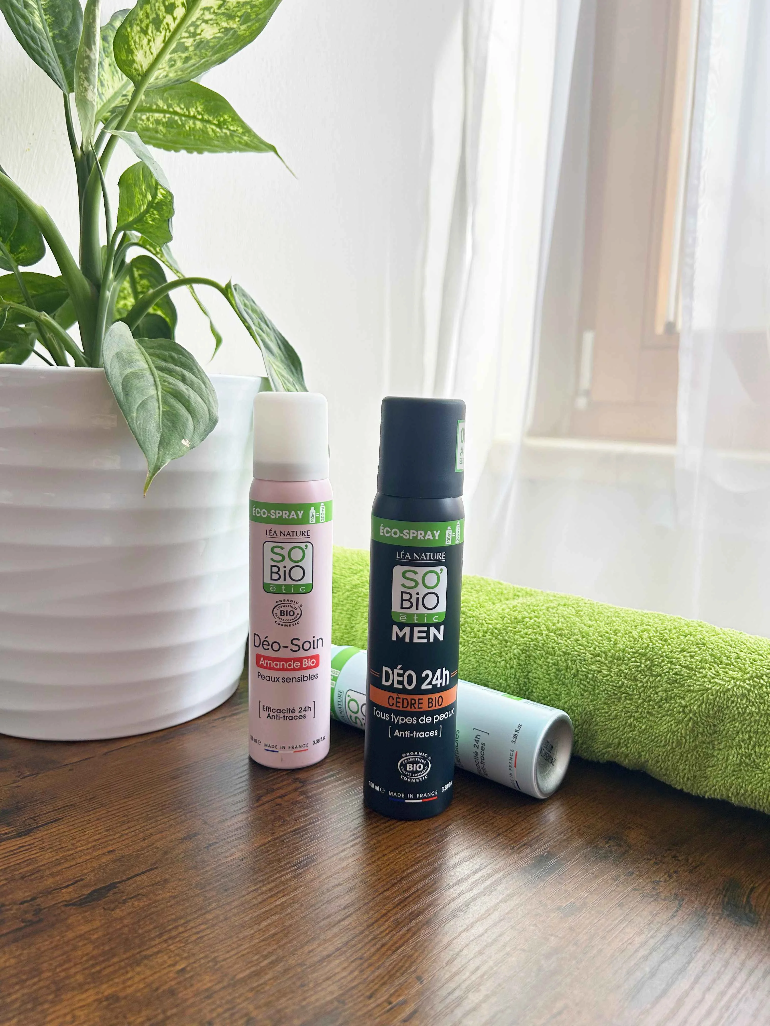 SO’BiO étic Deodorante naturale ECO SPRAY 24h MEN - cedro BIO (100 ml) - efficace fino a 24 ore