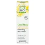 SO’BiO étic Gel-crema viso idratante - Clean Yuzu BIO (40 ml) - ideale per la pelle grassa