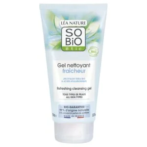 SO’BiO étic Gel detergente idratante Aloe vera BIO (150 ml) - per tutti i tipi di pelle