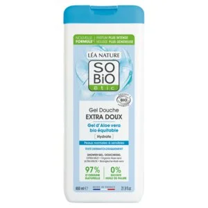 SO’BiO étic Gel doccia EXTRA DELICATO con Aloe vera BIO (650 ml) - idrata intensamente