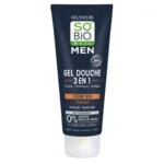 SO’BiO étic Gel doccia MEN 3 in 1 - cedro tonificante BIO (200 ml) - per corpo, viso e capelli