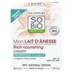 SO’BiO étic Crema ricca e nutriente al latte d'asina BIO (50 ml) - per pelle molto secca