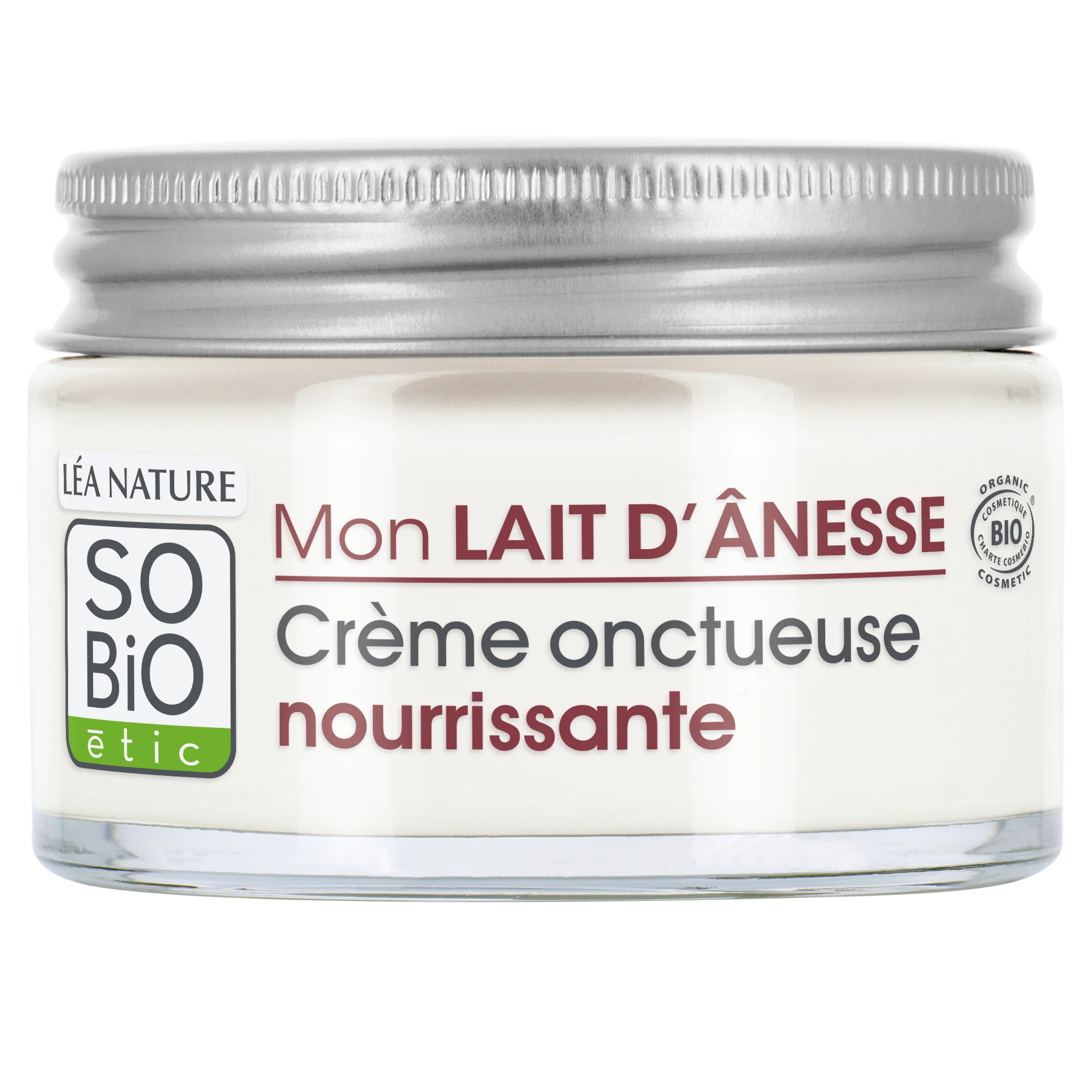 SO’BiO étic Crema ricca e nutriente al latte d'asina BIO (50 ml) - per pelle molto secca
