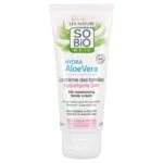 SO’BiO étic Crema idratante ipoallergenica all’Aloe vera per tutta la famiglia BIO (100 ml) - idrata, lenisce e rigenera