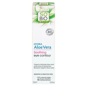 SO’BiO étic Crema contorno occhi lenitiva con Aloe Vera BIO (15 ml) - idrata e lenisce il contorno occhi