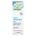 SO’BiO étic Crema giorno leggermente idratante all'Aloe Vera BIO (50 ml) - con acido ialuronico