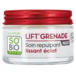 SO’BiO étic Crema notte illuminante antirughe Lift'Grenade BIO (50 ml) - al melograno