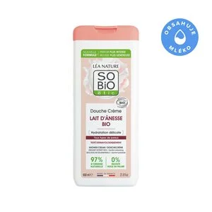 SO’BiO étic Crema doccia delicatamente idratante al latte d’asina BIO (650 ml) - tutti i tipi di pelle