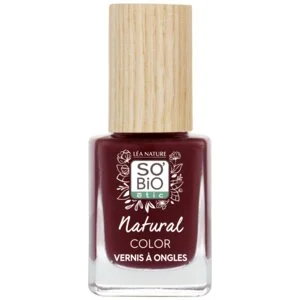 SO’BiO étic Smalto per unghie - 15 Rosso seducente (11 ml) - dal colore brillante e intenso