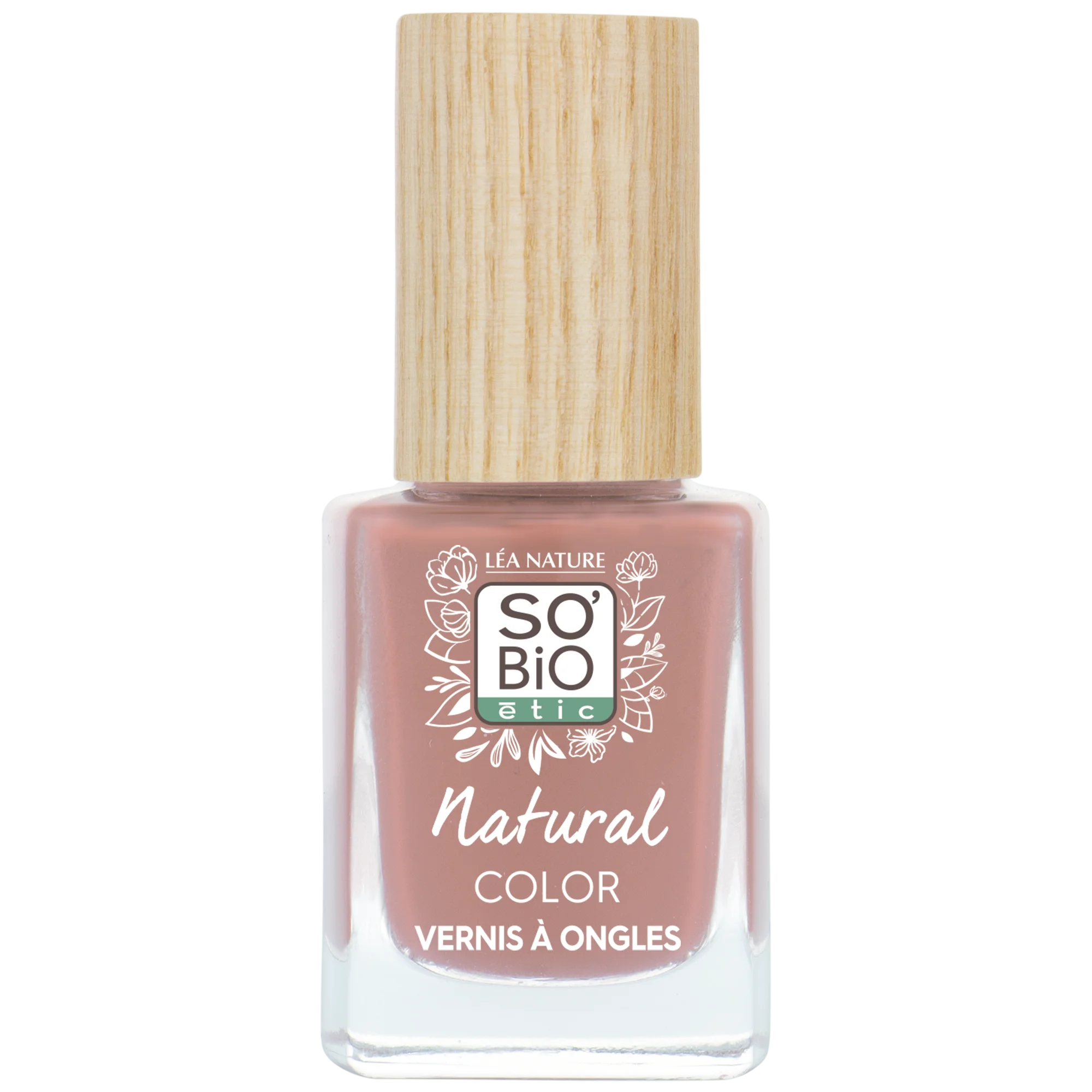 SO’BiO étic Smalto per unghie - 45 peonia rosa (11 ml) - dal colore brillante e intenso