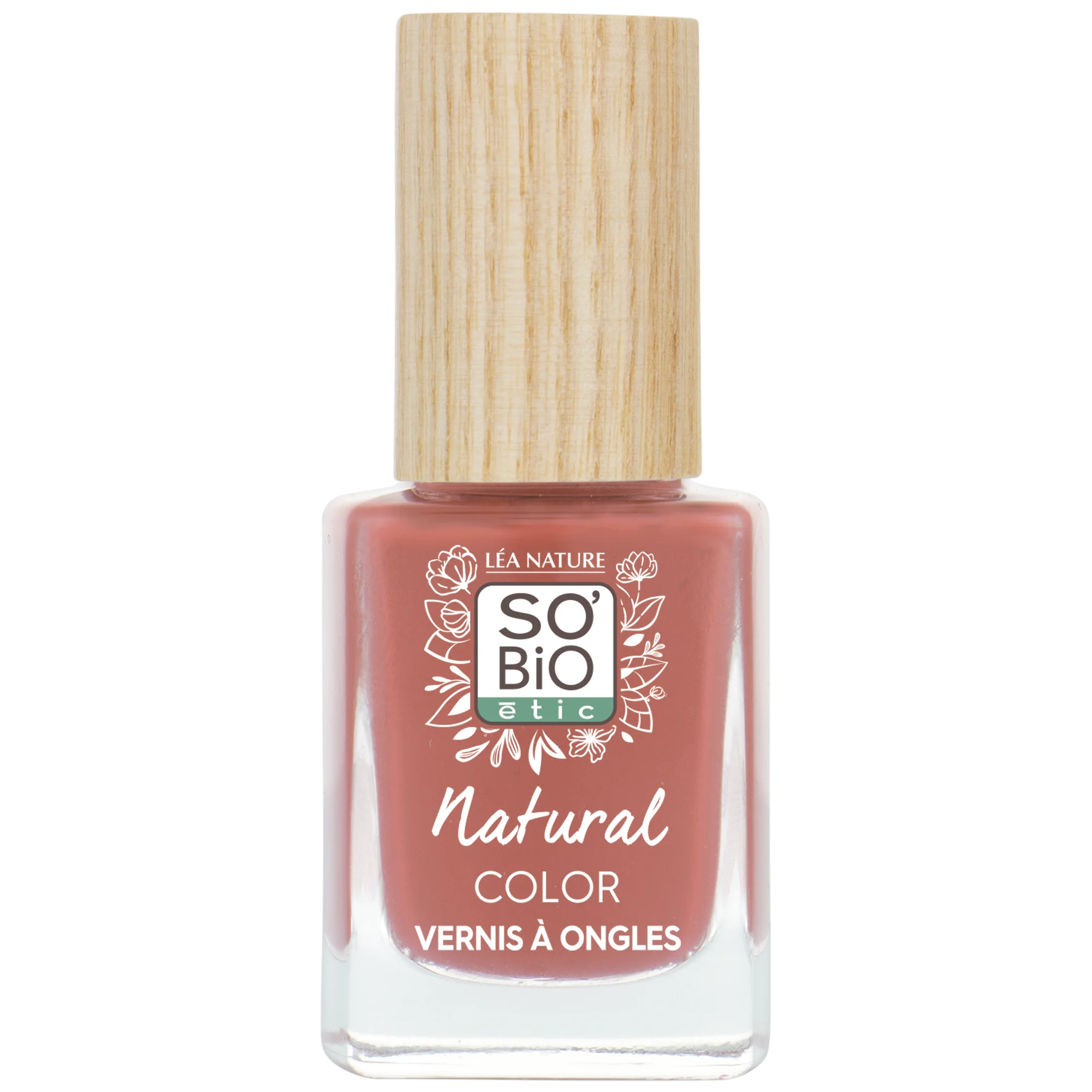 SO’BiO étic Smalto per unghie - 65 rosa nude (11 ml) - dal colore brillante e intenso