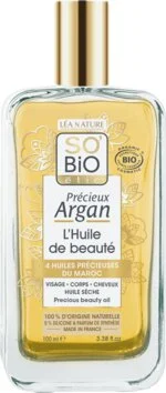 SO’BiO étic Précieux Argan Olio nutriente per corpo, viso e capelli BIO (100 ml) - elisir di giovinezza e bellezza