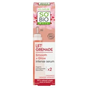 SO’BiO étic Siero illuminante antirughe Lift'Grenade BIO (30 ml) - al melograno