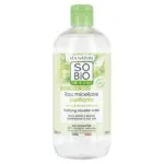 SO’BiO étic Acqua micellare detergente all'Aloe Vera - zinco e agrumi BIO (500 ml) - ideale per pelli da miste a grasse