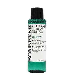 Some By Mi AHA BHA PHA 30 Days Miracle Toner tonico detergente