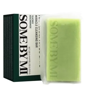 Some AHA BHA PHA 30 Days Miracle Cleansing Bar sapone solido per pelli acneiche con acidi AHA, BHA e PHA 106 g