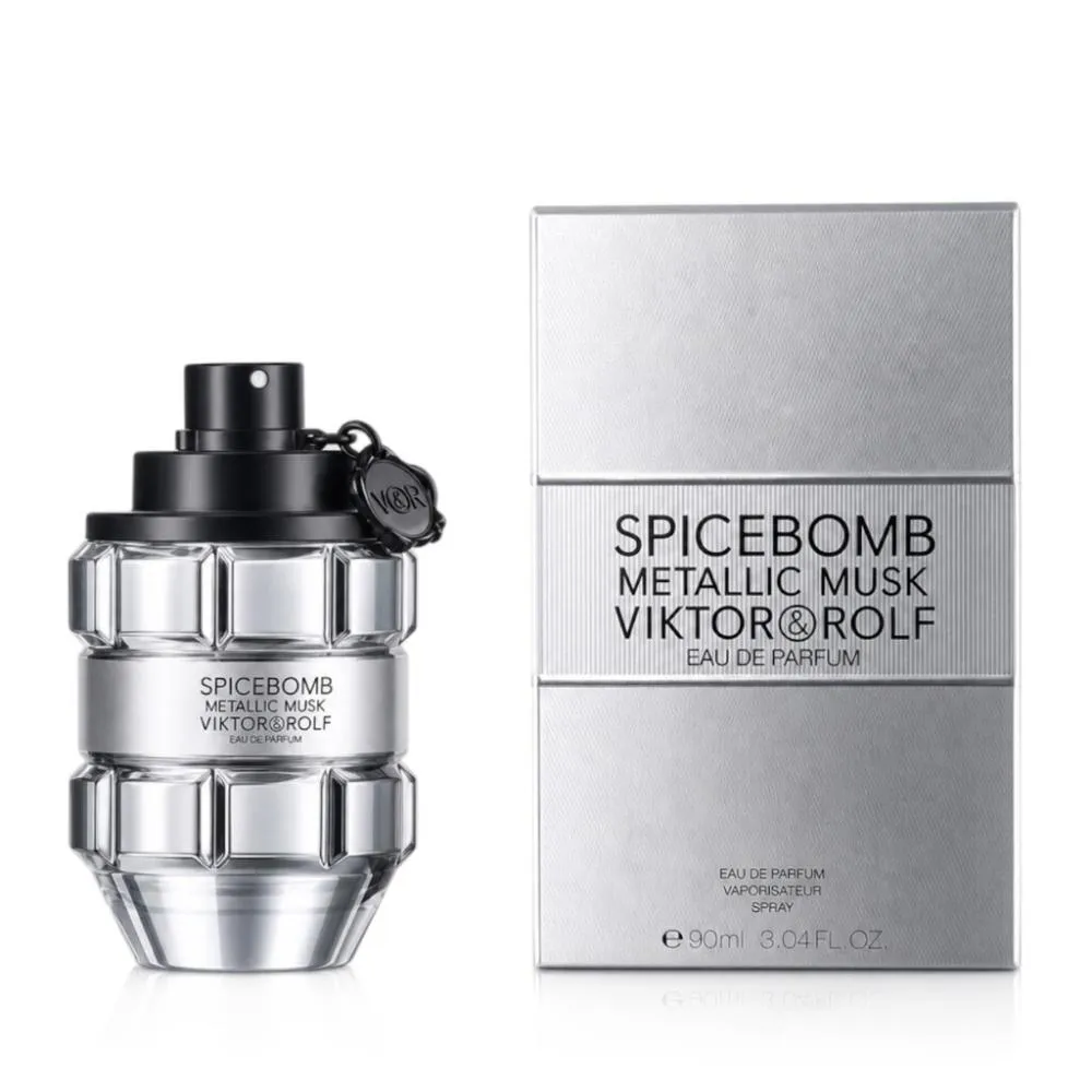 Spicebomb Metallic Musk Eau de Parfum da uomo 90 ml
