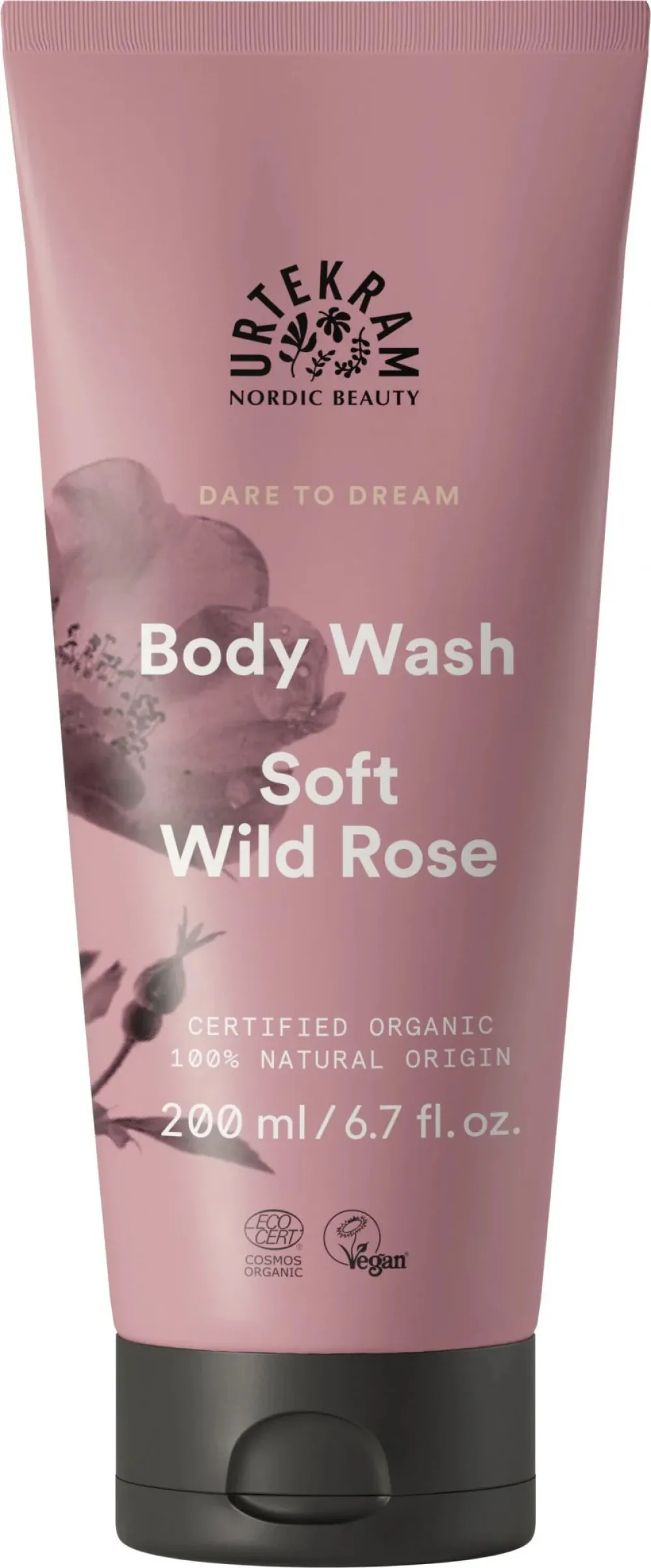 Urtekram Gel doccia rosa selvatica 200 ml BIO