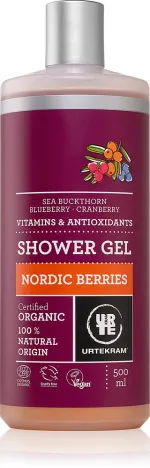 Urtekram Gel doccia Frutti di bosco nordici 500ml BIO, VEG