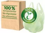 Swirl Sacchetti biocompostabili con manici (6 pezzi) - 35 l