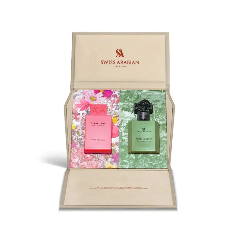 Shaghaf Nectar Blush Patchouli 01 50 ml + EDP Shaghaf estratto di profumo unisex 75 ml