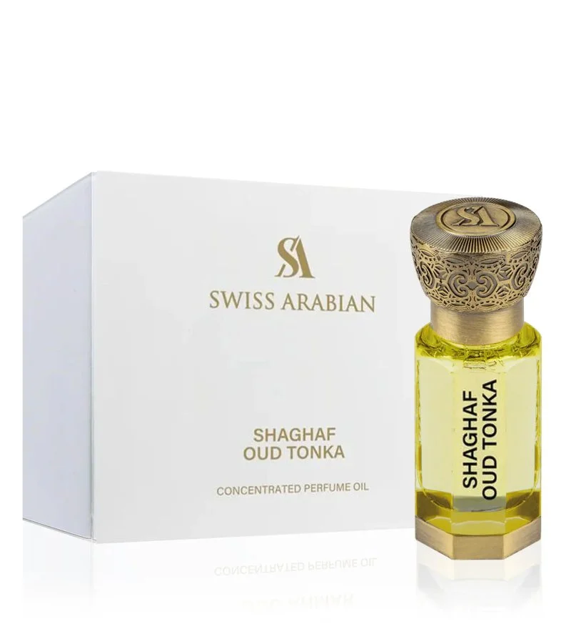 Shaghaf Oud Tonka olio profumato concentrato unisex 12 ml
