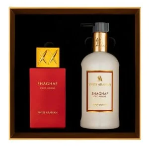 Swiss Arabian Shaghaf Oud Ahmar U 75 ml + lozione corpo Eau de Parfum
