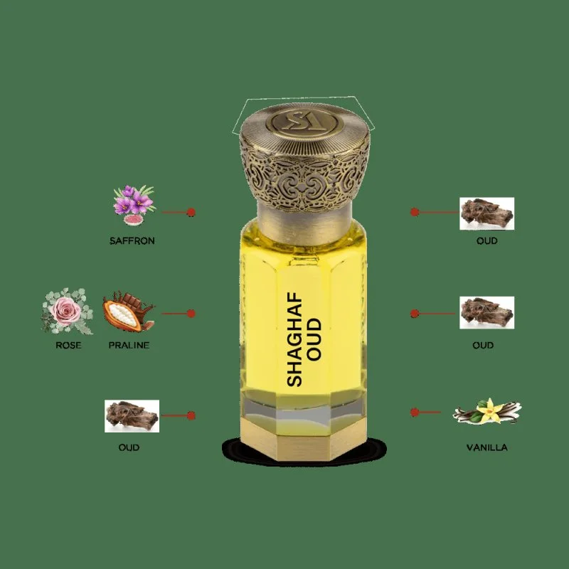 Shaghaf Oud Olio Profumato Concentrato U 12 ml