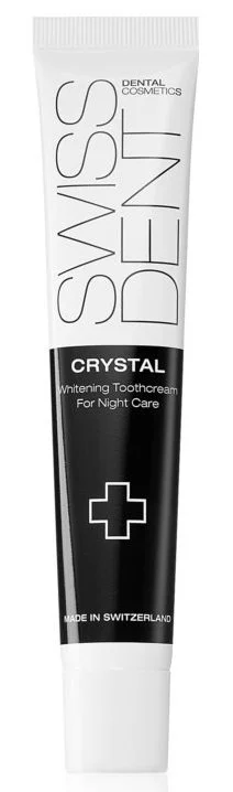 Swissdent Crystal crema dentale rigenerante con effetto sbiancante