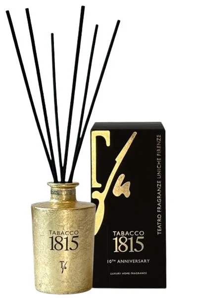 1815 Bastoncini Ml.250 Vaso Oro Fragranza per Ambiente - Tfu - 10° Anniversario (Ta250Tfu.23T