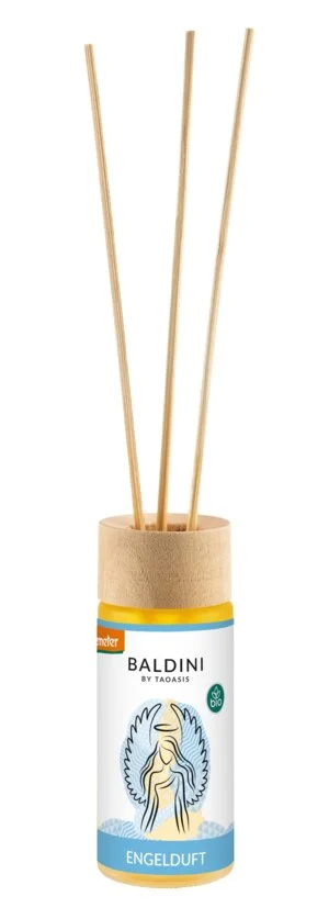 Taoasis Baldini Diffusore di aromi con bastoncini Angel Scent BIO (50 ml) - euforizzante, armonizzante e attivante