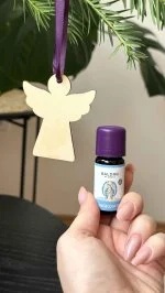 Taoasis Baldini Aroma mini set Angel Scent BIO (10 ml) - targhetta in legno come diffusore