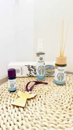 Taoasis Baldini Aroma mini set Angel Scent BIO (10 ml) - targhetta in legno come diffusore