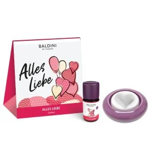 Taoasis Baldini Set aromatico All the Love BIO (5 ml) - fragranza armonizzante con diffusore in pietra