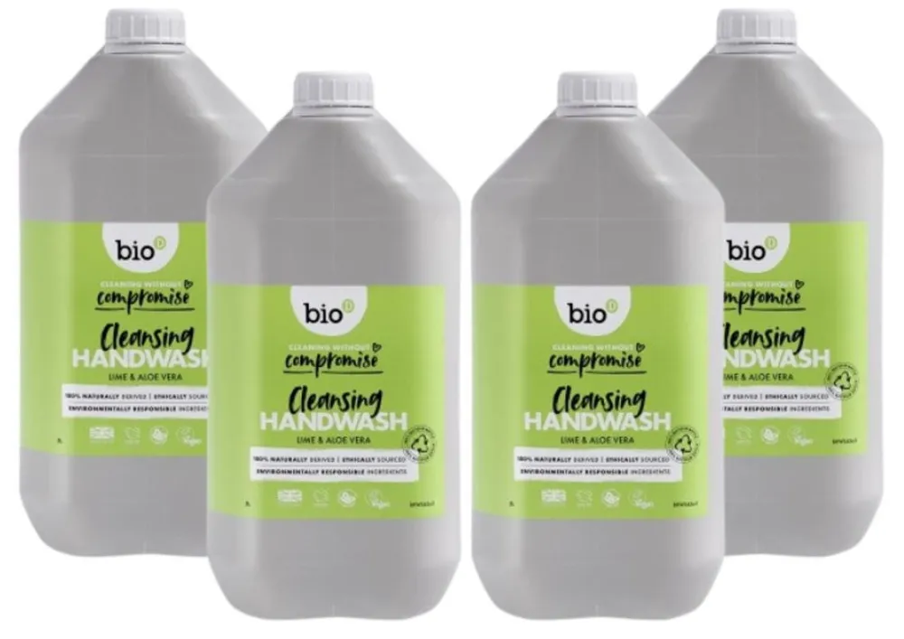 Bio-D Sapone liquido per le mani Aloe Vera e lime - tanica (5 L)