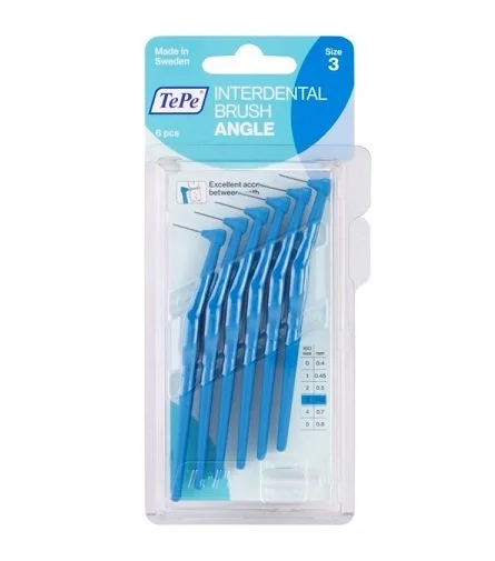 Angle scovolini interdentali 0,6 mm 6 pezzi