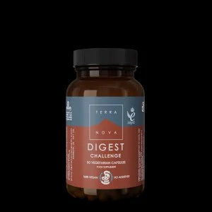 Terranova Health Digest Challenge (50 capsule) - arricchito con zenzero e cardamomo