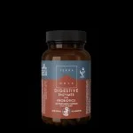 Terranova Health Enzimi digestivi e probiotici (50 capsule) - arricchiti con finocchio, zenzero e bardana