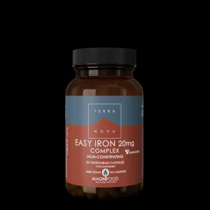 Terranova Health Easy Iron 20 mg Complesso (50 capsule) - ad alto assorbimento