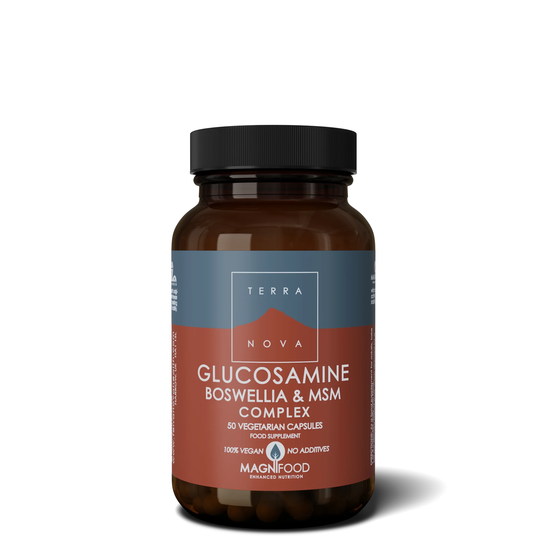 Terranova Health Complesso Glucosamina, Boswellia & MSM (50 capsule) - sostiene la salute delle articolazioni