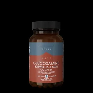 Terranova Health Complesso Glucosamina, Boswellia & MSM (50 capsule) - sostiene la salute delle articolazioni