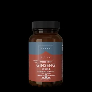 Terranova Health Ginseng rosso cinese liofilizzato BIO (50 capsule) - supporta il sistema immunitario