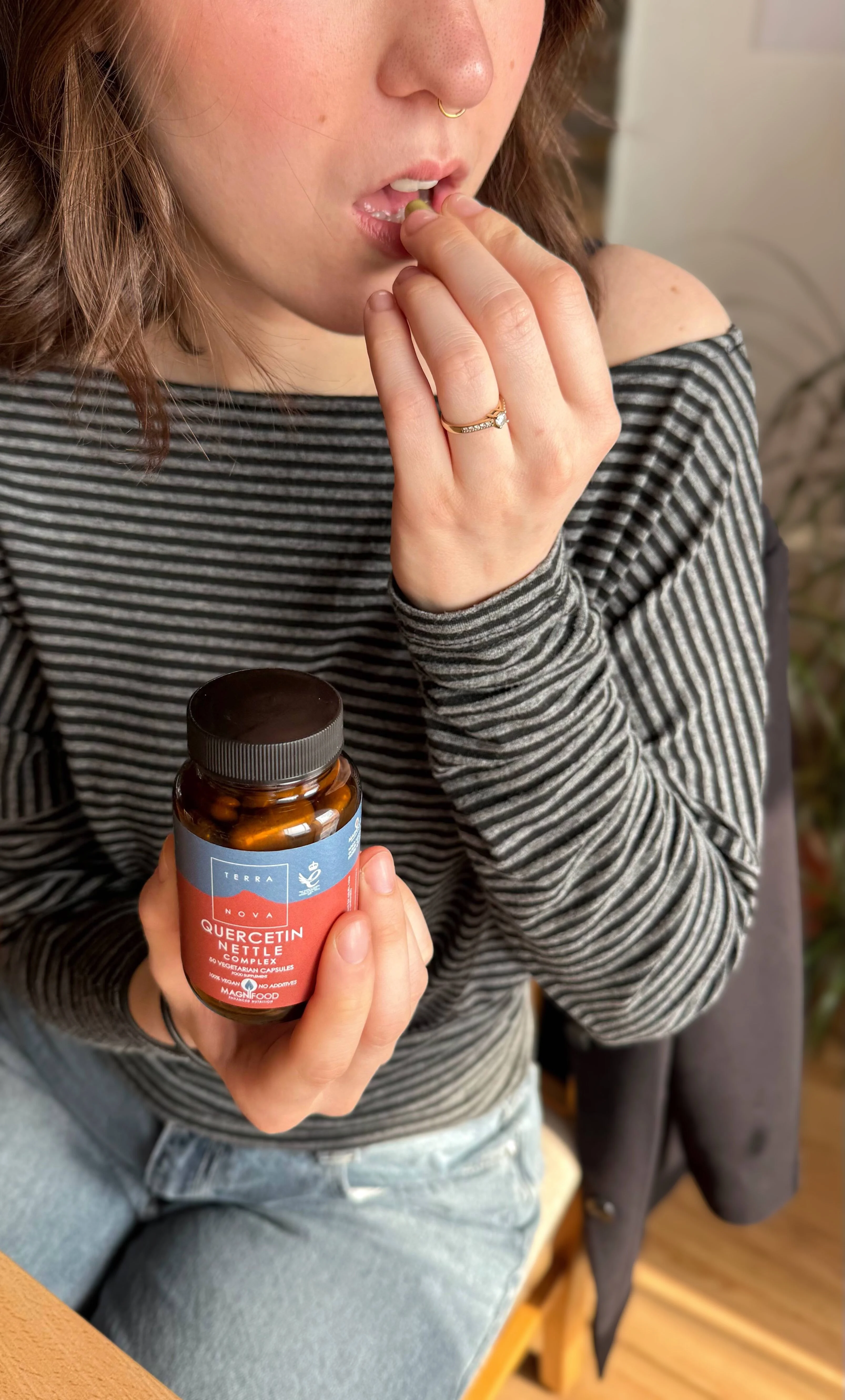 Terranova Health Quercetin Nettle Complex con ortica (50 capsule) - per la stagione dei pollini e difese immunitarie indebolite
