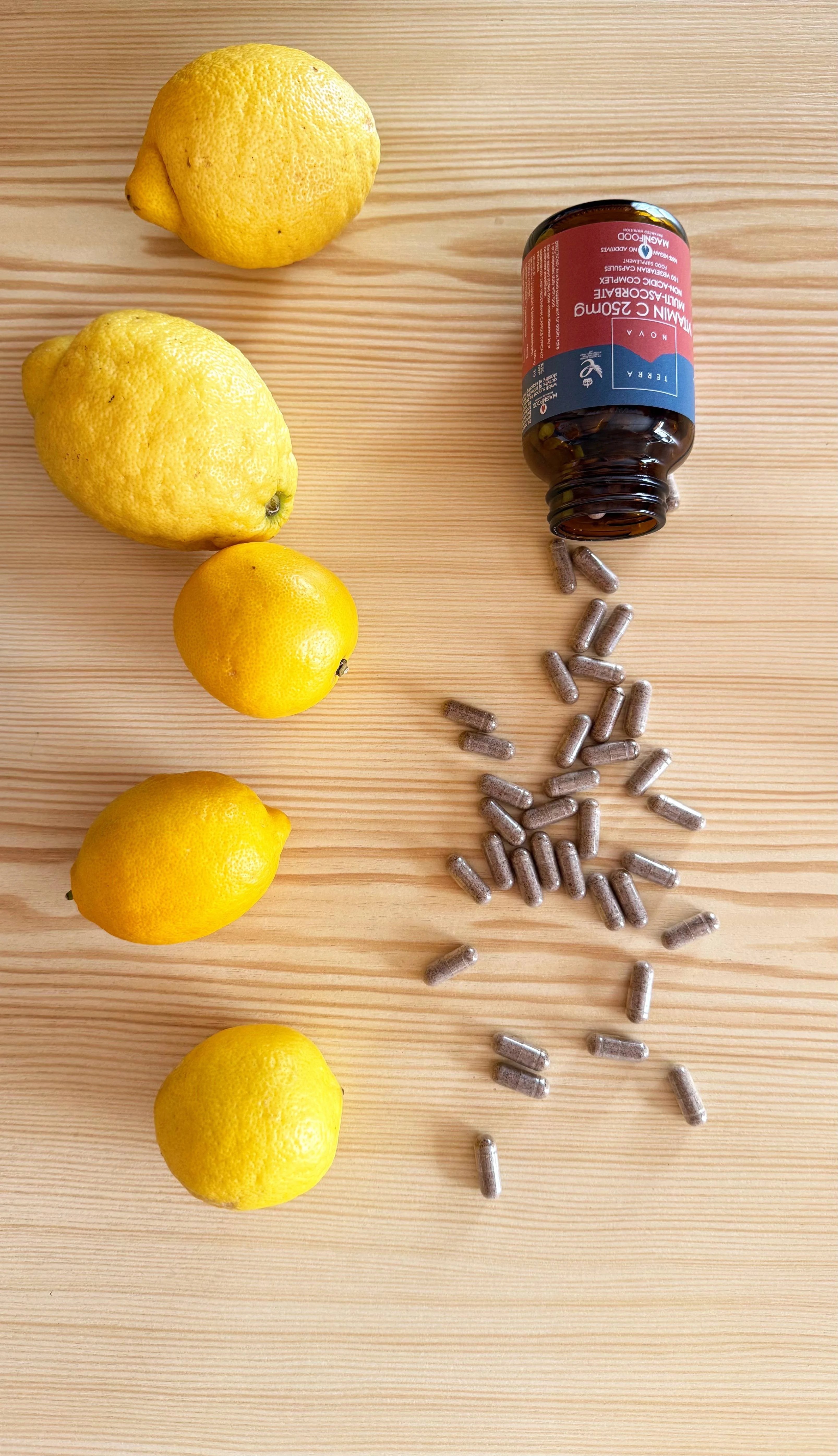 Terranova Health Vitamina C 250 mg Complesso 50 capsule - sotto forma di ascorbati minerali
