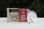 The Greatest Candle in the World Set - 1x candela (130 g) 2x riempimento - legno e spezie - puoi fare altre due candele a casa