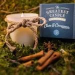 The Greatest Candle in the World Set - 1x candela (130 g) 2x ripieno - chiodi di garofano e cannella - si possono fare altre due candele a casa